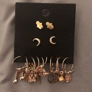Free people earings/charms